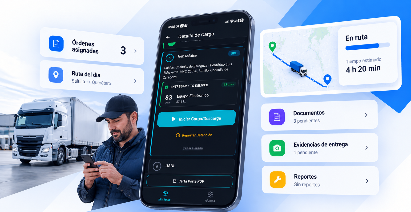 App de operadores en celular